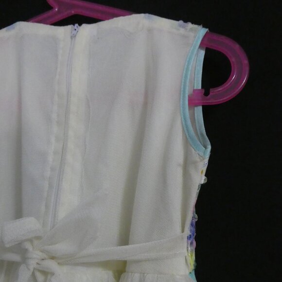 Floral Sleeveless Dress | size 24 months | Zip-Up Back Closure - Picture 12 of 16